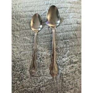 International Silver Company Stainless Flatware Teaspoon And Tablespoon